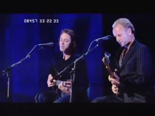 Sting & Dominic Miller "shape of my heart-live"