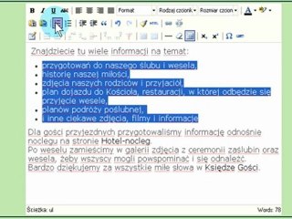 Pomoc "Edycja strony" część 1/3