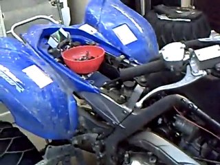 Start-up Raptor 700 rebuilt