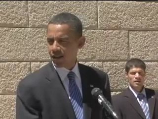 On July 23rd, 2008 Barack Obama visited the Holocaust