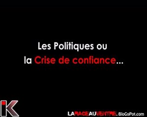 Crise de confiance envers les politiques...