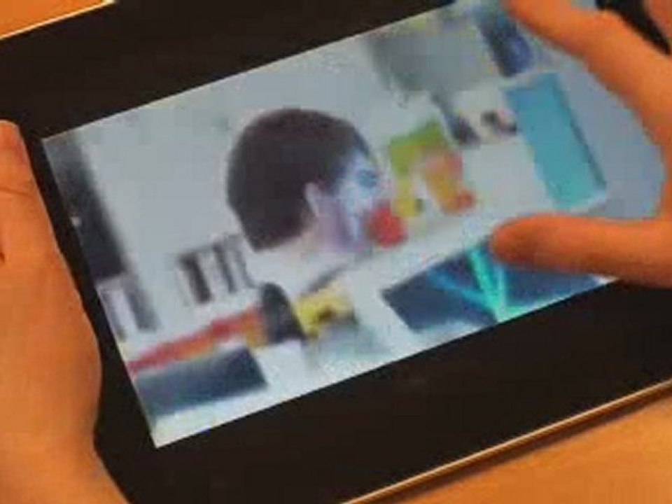 L'iPad d'Apple testé aux Echos