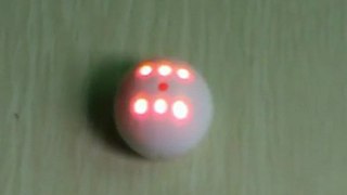 LED Flashlight Spaceship Shock Sensor Ball with Sound