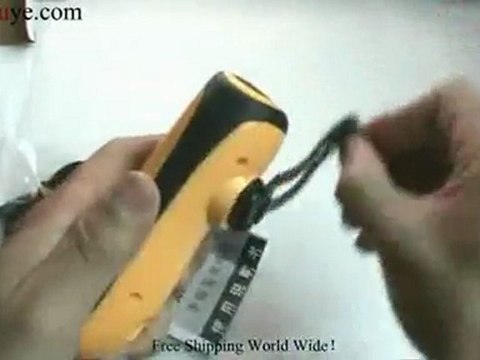 Hand-Winding Charger Flashlight FM Radio