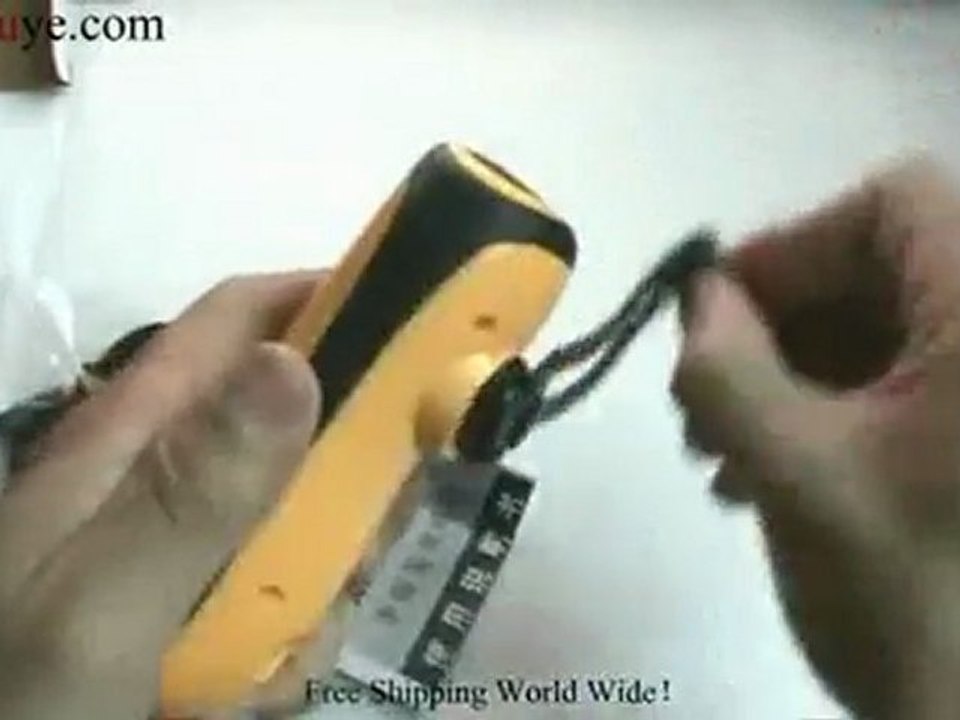 Hand-Winding Charger Flashlight FM Radio