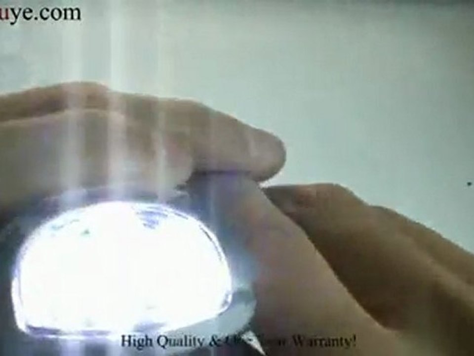 Battery Free Hand Crank 3 LED Torch Flashlight with Cell