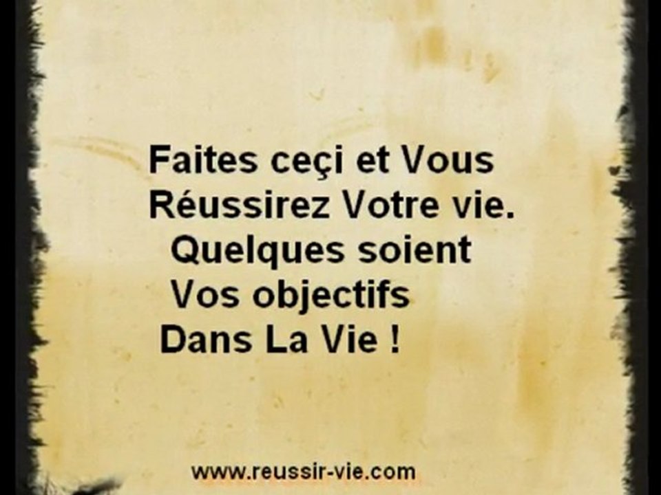 7 secrets infaillibles pour réussir sa vie