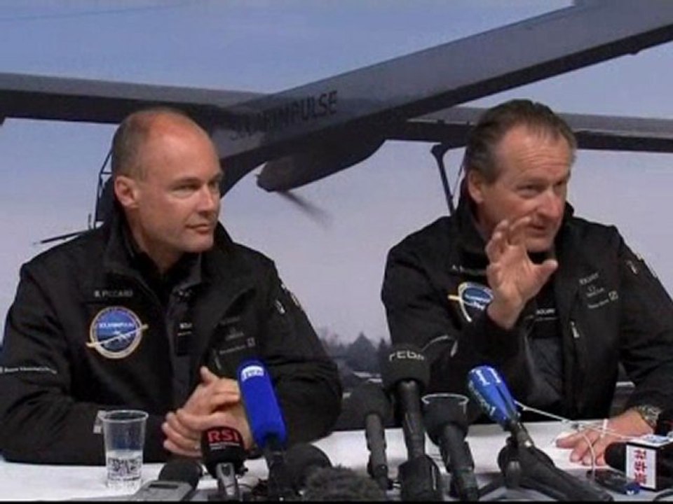Solar-powered plane tested