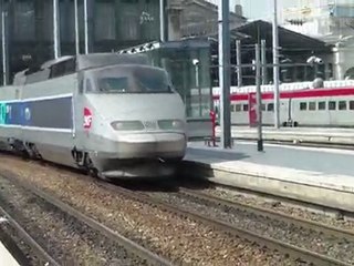 Départ et arrivée en gare du Nord