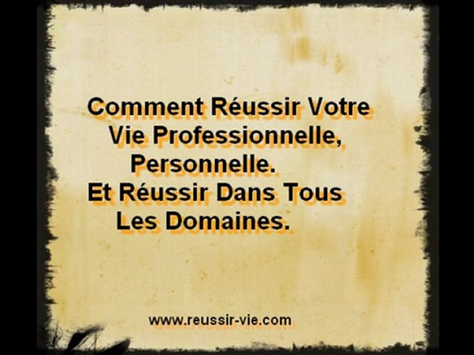 La confiance en soi pour réussir sa vie.
