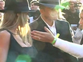 Alex Reid slips up at the launch of new TV show