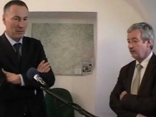 Jean-Marie Bockel en visite au palais de justice de Vesoul