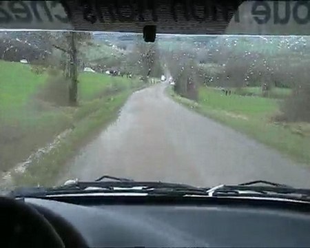 Blanc FX Rallye Terre des causses 2010 ES 6 caméra embarquée