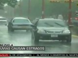 Venezuela, fuertes lluvias causan estragos