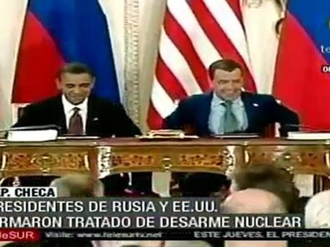 EE.UU. y Rusia firmaron nuevo tratado de reducción de armas