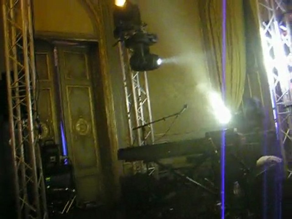 Quelques secondes avant concert