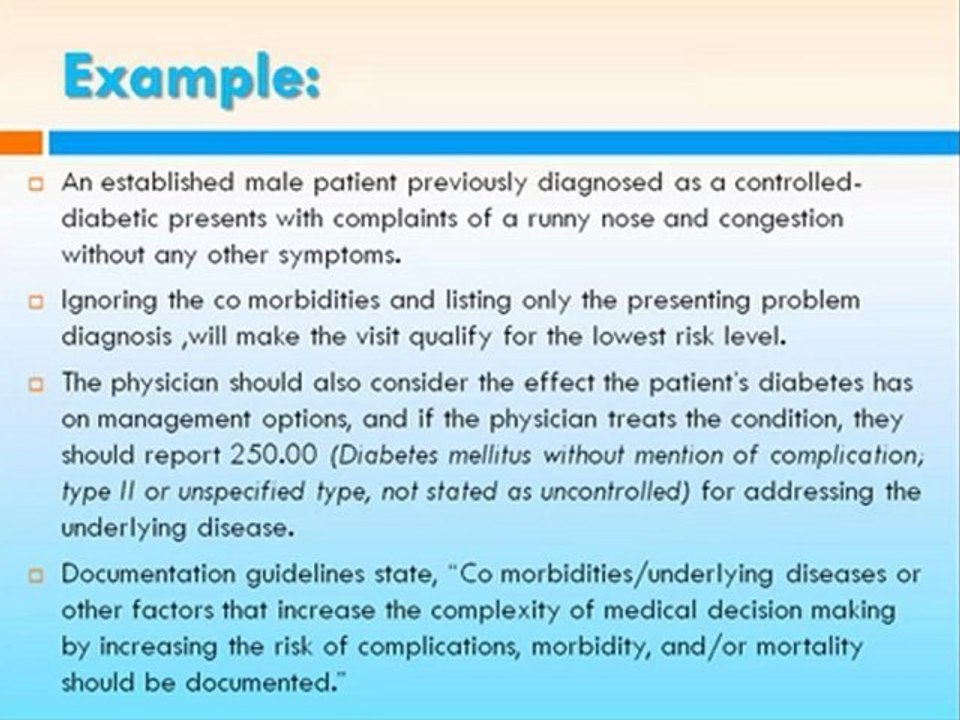 E/M: Score Medical Decision Making 2/4