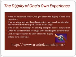 The Dignity of One's Own Experience