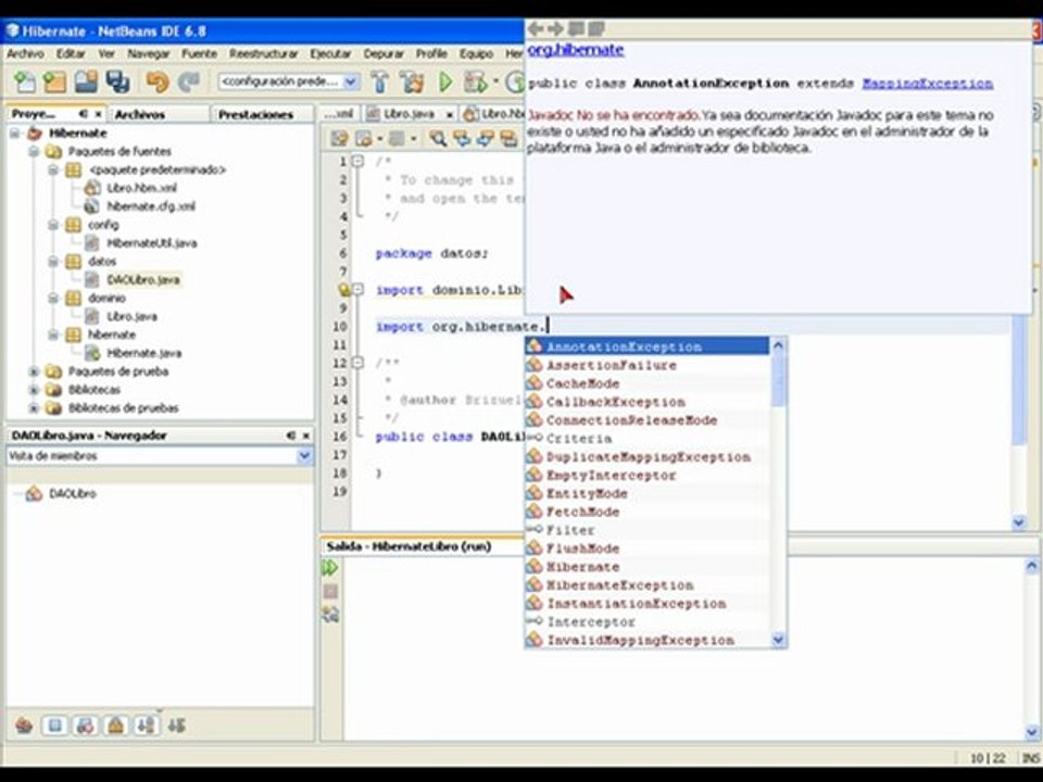 Hibernate Primera Parte