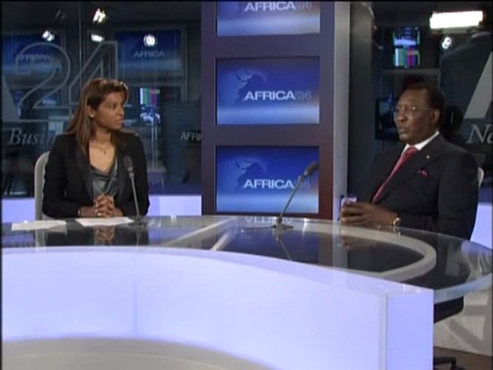 LA "SENEGAL" INTERVIEW  obsolète  SUR SA TV AFRIQUE 24 : DE IDRIS DEBY SÉNÉGAL,SOUDAN,FRANCE,HABRE  TCHADONLINE.COM