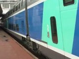 Versailles Chantiers : Départ TGV 5316 avec le Duplex 287