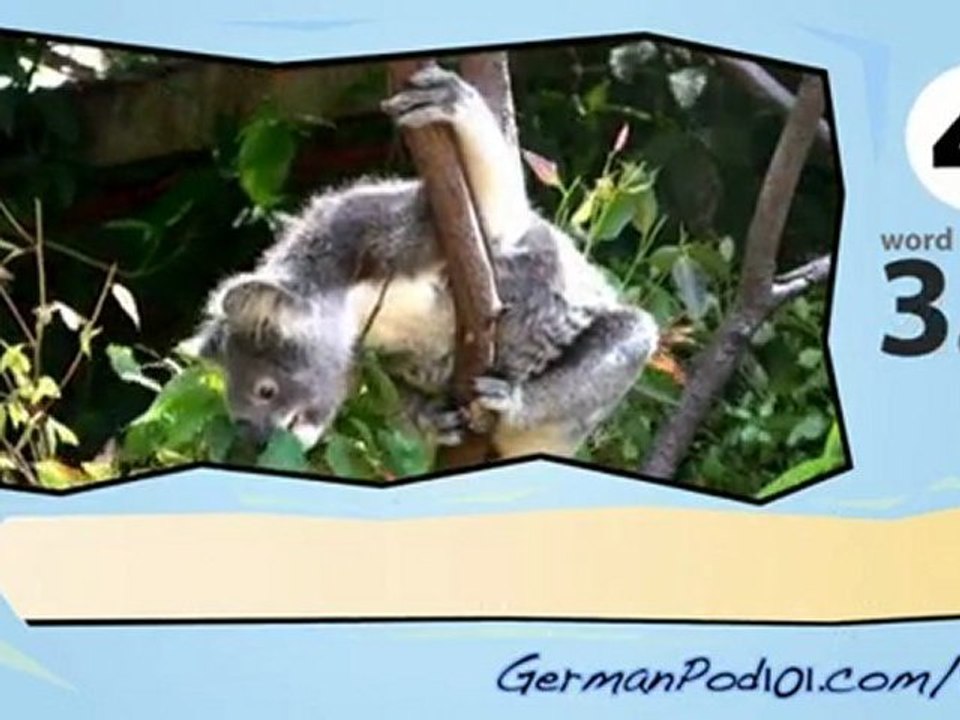 Learn German-Learn with Australian animals video