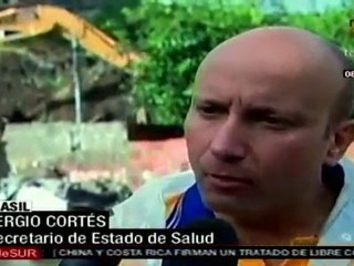 Brasil: 200 desaparecidos producto de deslizamiento de tierr