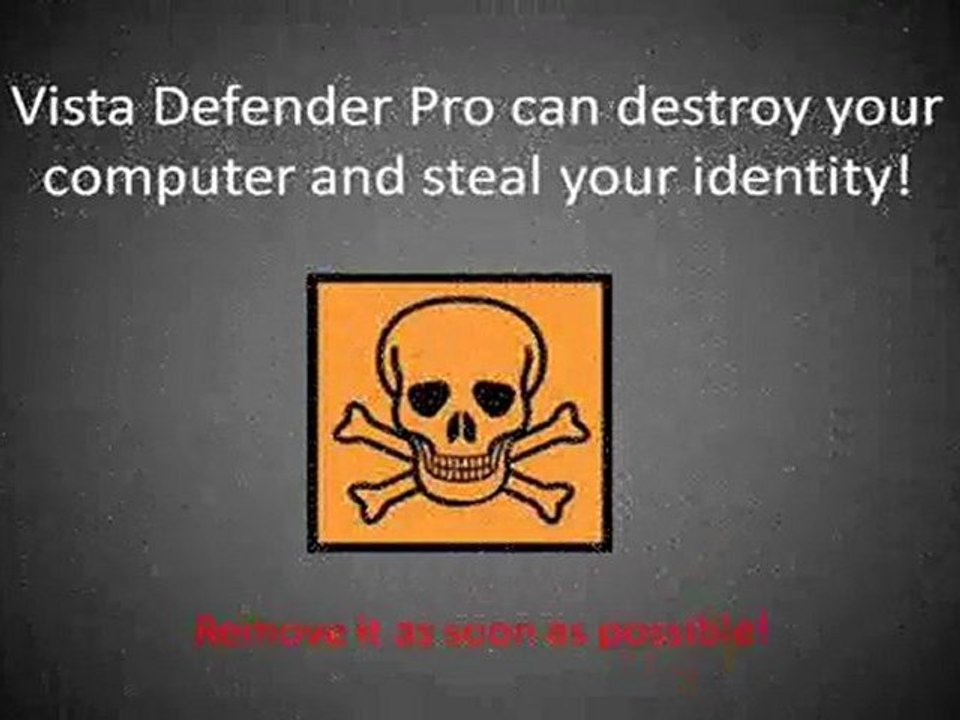 Remove Vista Defender Pro EASILY - A Quick Vista Defender Pr