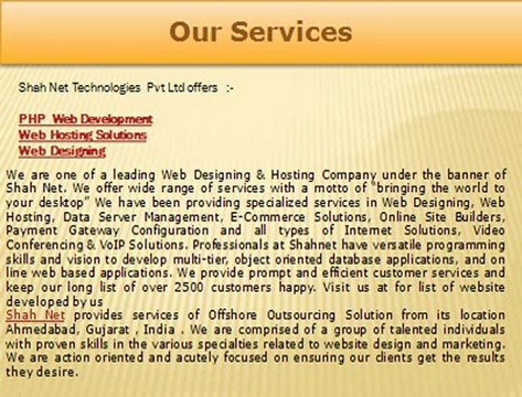 Best Web Design solutions in Ahmedabad | PHP Web Development