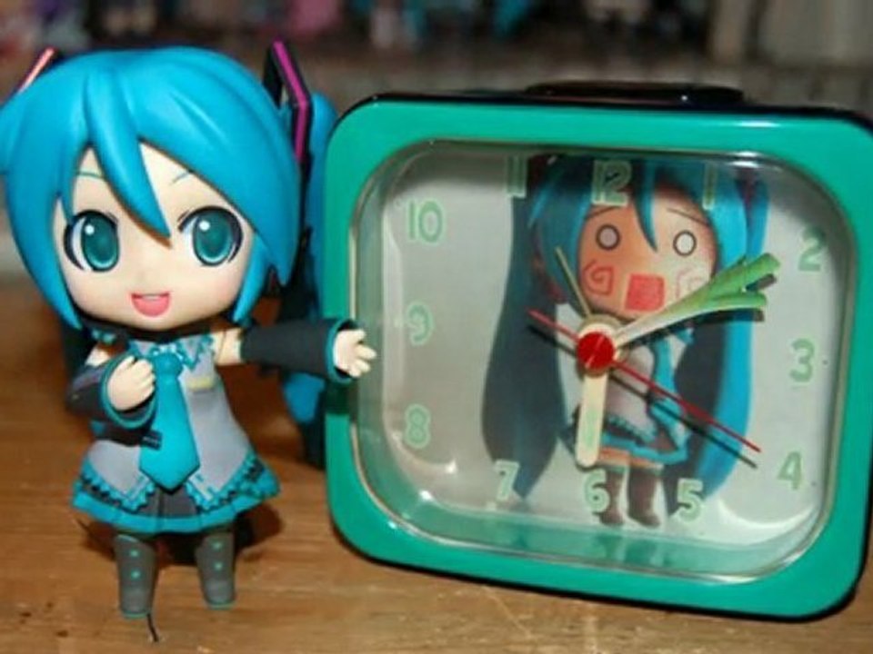 Nendoroid miku hatsune uhr / clock - ねんどろいど 初音ミク時計