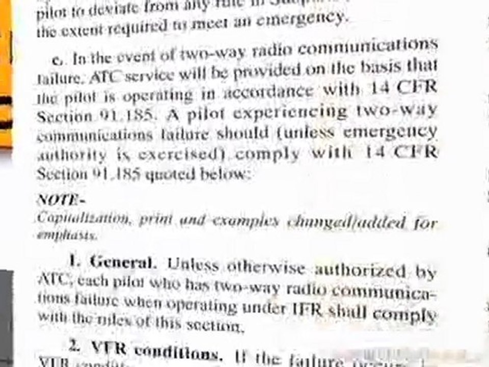 How to Fly a Plane - With Radio Malfunction
