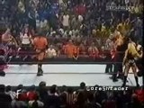 HHH tags in Kurt Angle as Stephanie watches amazed!