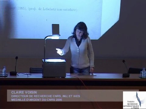 Algèbres de cohomologie et géométrie (Part.2) - C. Voisin
