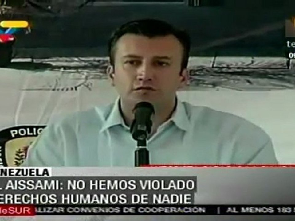 El Aissami: no hemos violado derechos humanos de nadie