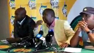 Julius Malema kicks a journalist out of press conference