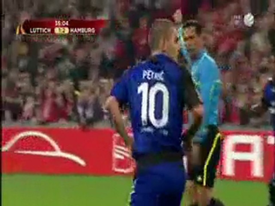 Lüttich - HSV 1:2 Tor Petric