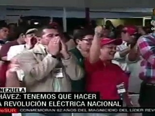 Tenemos que hacer la revolución eléctrica: Hugo Chávez