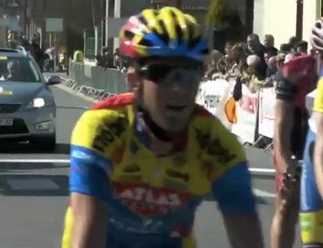 Arrivée de l'étape rethéloise du circuit des Ardennes