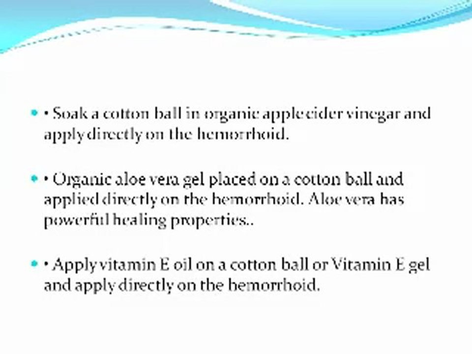 Hemorrhoids Home Remedy Revealed