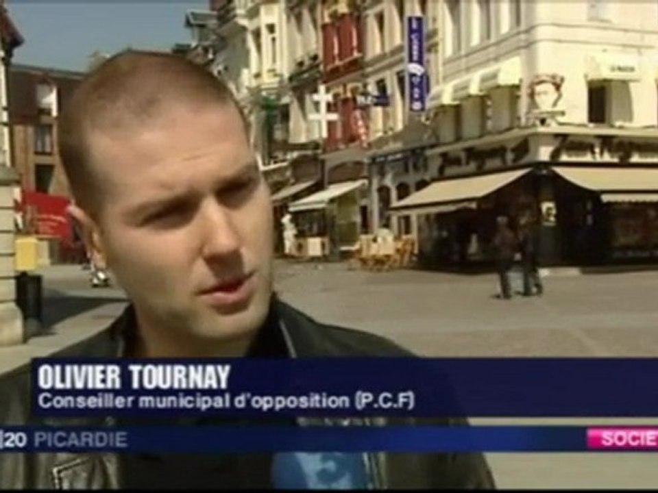 1er bilan de la videosurveillance à St-Quentin (F3 Picardie)