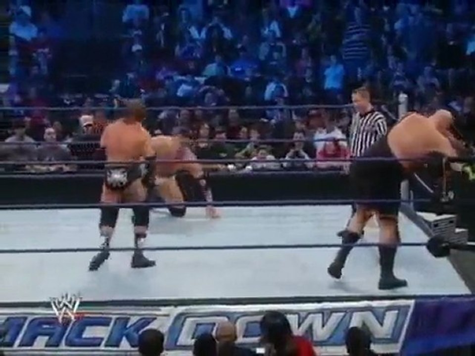 HHH vs Big Show vs Kozlov vs The Undertaker 13.02.2009