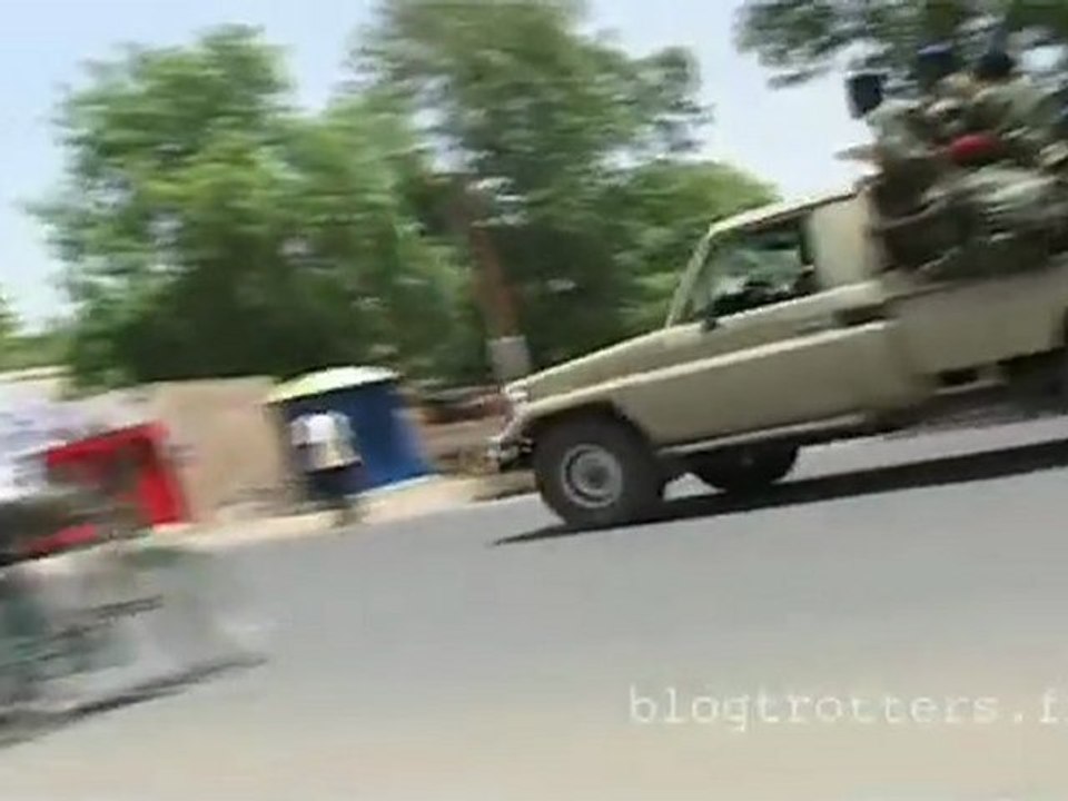 Une ville sous tension militaire