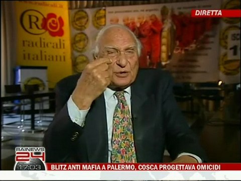 Marco Pannella a RaiNews24 su giustizia e carceri
