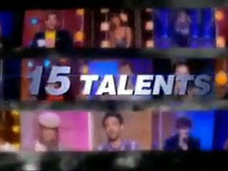 Nouvelle Star: Les 15 finalistes qui vont à Baltard