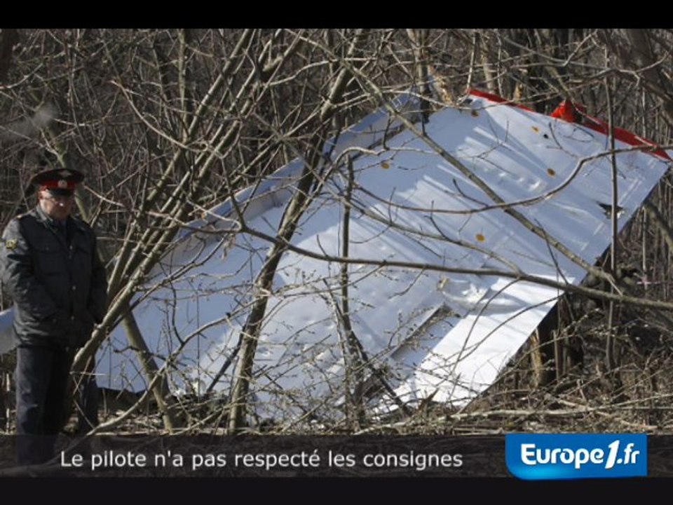 Les premières hypothèses sur le crash