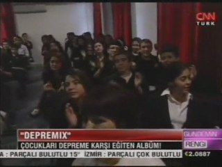 CNN HABER ... ÇOCUKLARA MÜZİKLE DEPREM EĞİTİMİ