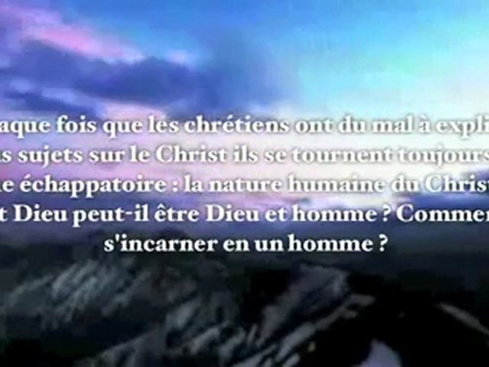 Conversion à l'Islam d'un évangéliste