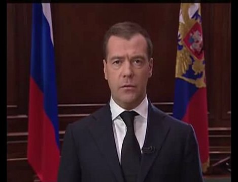 Lech Kaczyński nie żyje [*]: Orędzie Miedwiediewa