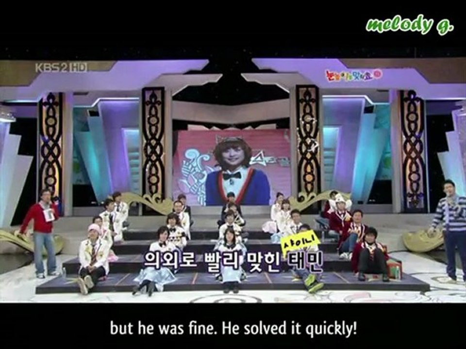 090131 SHINee - Star Golden Bell (subbed)