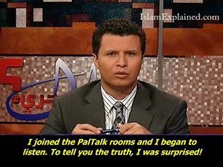 Emad accepts Jesus on Live TV مسلم يقبل يسوع على قناة الحياة